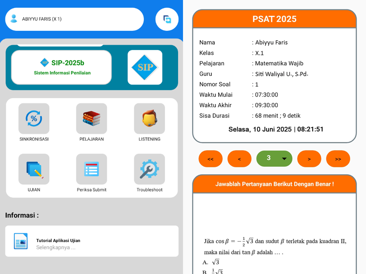 PSAT 2025 SMAN 1 Pangandaran