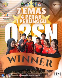 Ajang Olimpiade Olahraga Siswa Nasional SMAN 1 Pangandaran sabet 7 emas 4 perak dan 1 perunggu