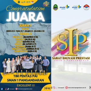 Kontingen Pentas PAI SMAN 1 Pangandaran Raih Prestasi Gemilang