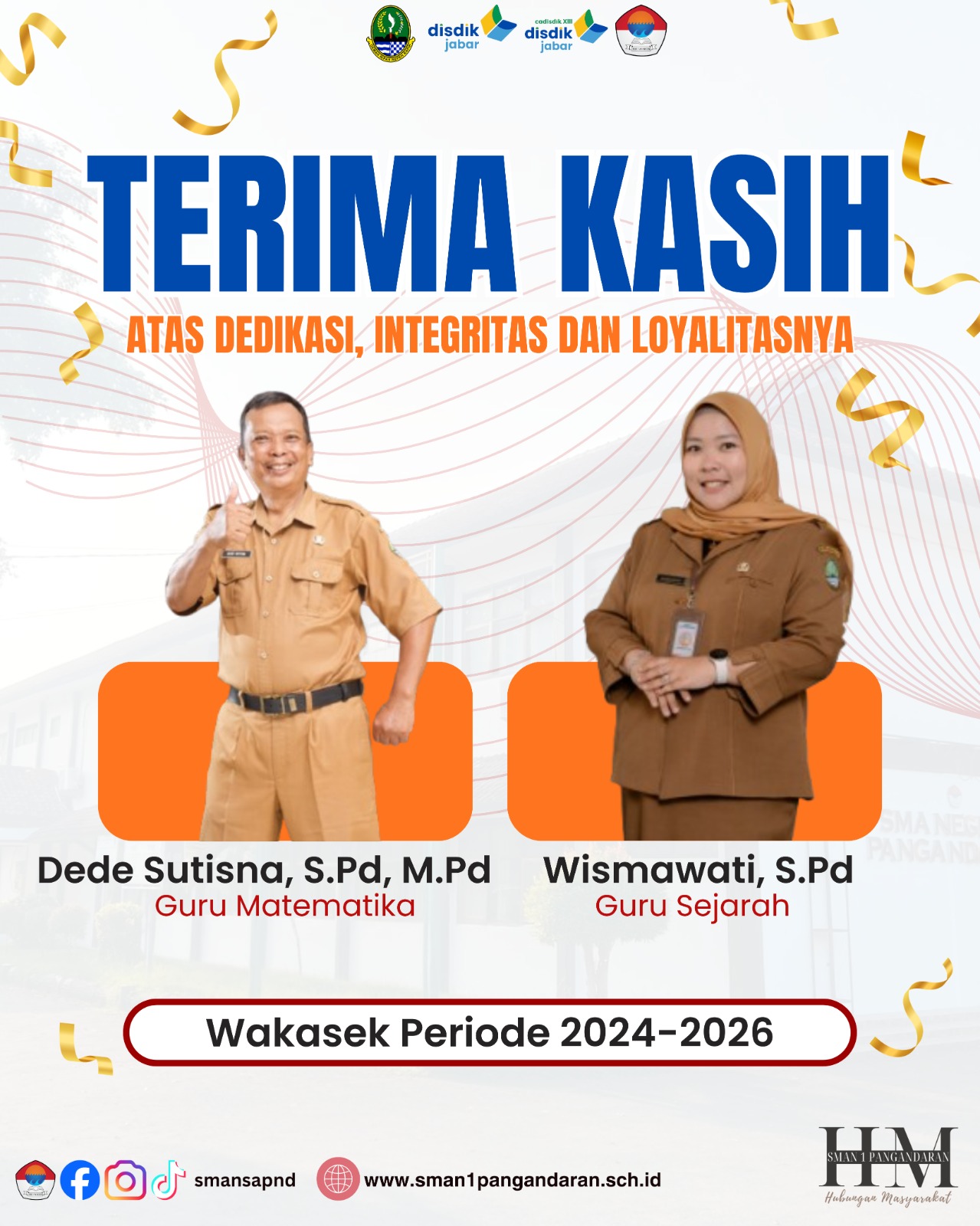 Purna Tugas Wakasek SMAN 1 Pangandaran